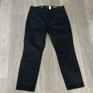 J.Crew vintage 9” mid-rise black jeans NWT size 32